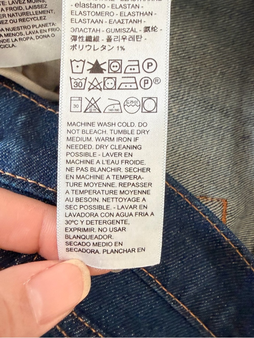 Levi’s 514 Straight Leg Mens Jeans NWT 29x32 Dark Wash Classic - Picture 11 of 13